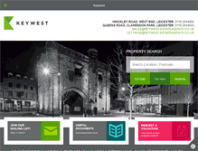 Tablet Screenshot of keywest-estateagents.co.uk